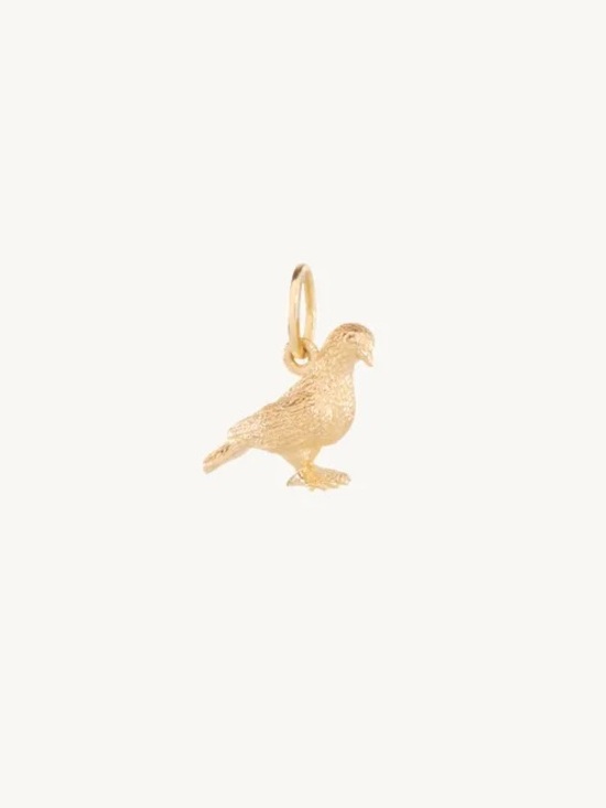 Catbird Jewelry - RARE HTF Catbird x Vito’s gems 14k humble pigeon charm
